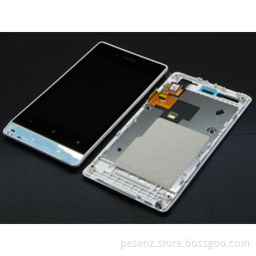 Mobile Phone Parts for Sony-ST23I-Xperia-Miro-Front-Cover-LCD-Touch Screen of Phone Accessories